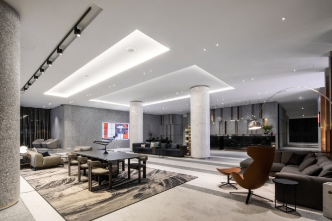 鄭州現(xiàn)代簡約風格精品酒店裝修設計公司案例(圖3) 約風格精品酒店設計3