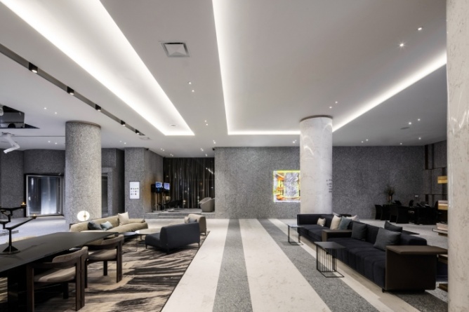 鄭州現(xiàn)代簡約風格精品酒店裝修設計公司案例(圖4) 約風格精品酒店設計4