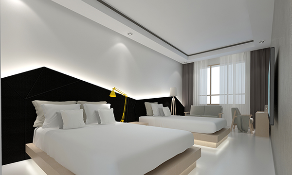 開封鼓跡藝術(shù)主題酒店裝修設(shè)計(jì)公司案例(圖11) 河南鼓跡藝術(shù)酒店1