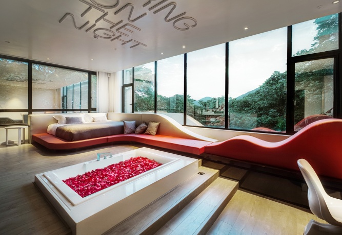 杭州西湖Mylines情侶酒店裝修設(shè)計(jì)(圖7) 杭州西湖Mylines情侶酒店6