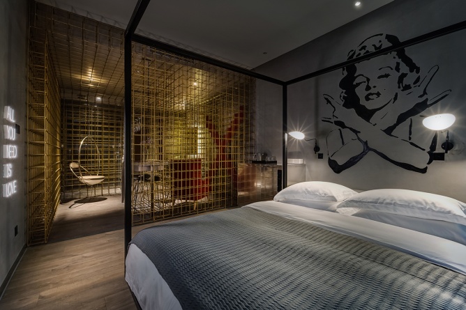 杭州西湖Mylines情侶酒店裝修設(shè)計(jì)(圖4) 杭州西湖Mylines情侶酒店4