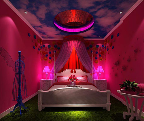 鄭州愛(ài)尚情侶主題酒店裝修設(shè)計(jì)公司案例(圖6) 愛(ài)尚情侶主題酒店設(shè)計(jì)7