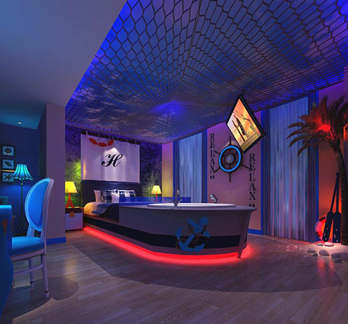 鄭州愛(ài)尚情侶主題酒店裝修設(shè)計(jì)公司案例(圖3) 愛(ài)尚情侶主題酒店設(shè)計(jì)3