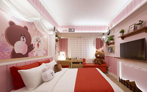 卡通主題酒店客房設(shè)計3