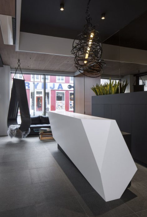 鄭州現(xiàn)代簡約風精品酒店裝修設計案例(圖1)