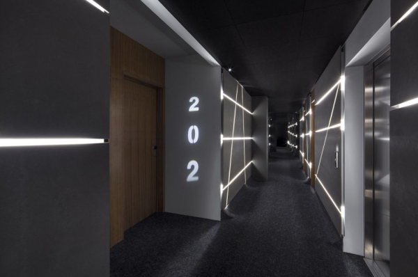 鄭州現(xiàn)代簡約風精品酒店裝修設計案例(圖3)