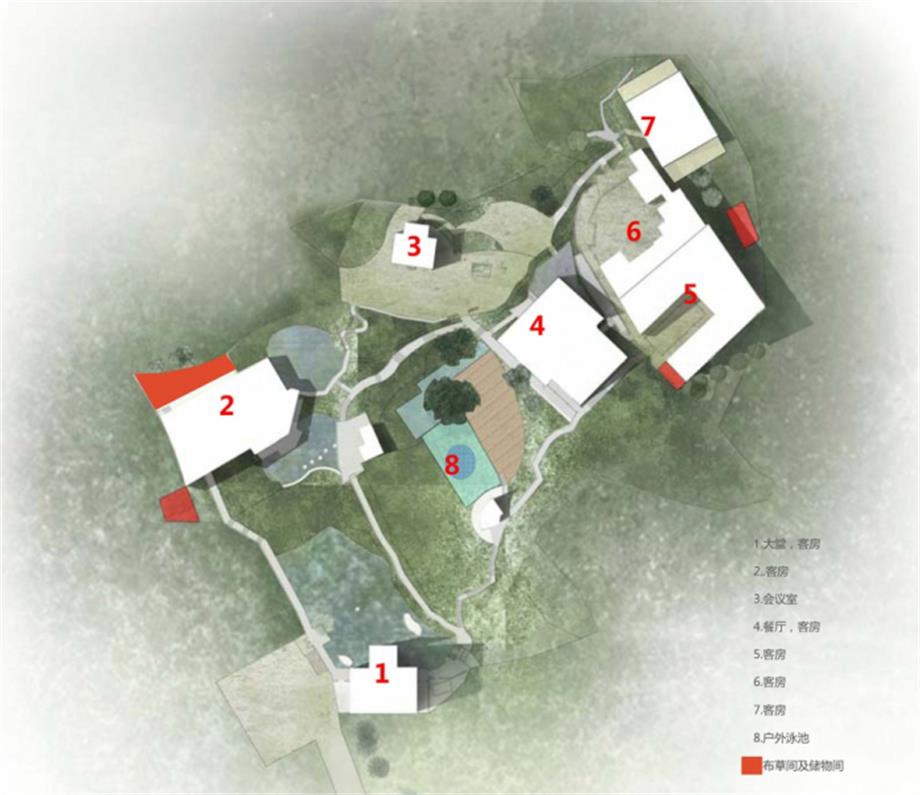 宏村度假酒店設(shè)計鑒賞(圖2) 度假酒店設(shè)計