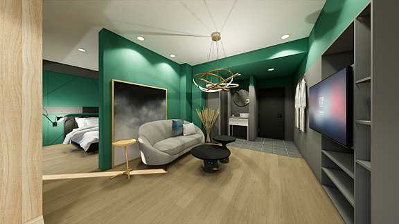 長沙綠地之窗主題酒店裝修設計公司案例(圖5) 長沙綠地之窗主題酒店裝修設計公司案例(圖5)