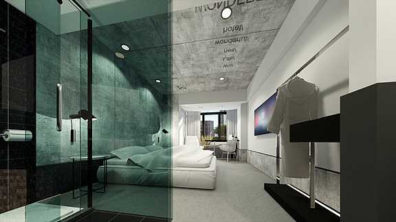 長沙綠地之窗主題酒店裝修設計公司案例(圖6) 長沙綠地之窗主題酒店裝修設計公司案例(圖6)