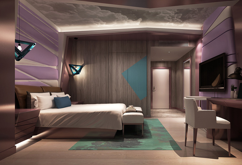 湖北荊門云精品主題酒店設計案例(圖5) 湖北荊門云精品主題酒店設計案例(圖5)