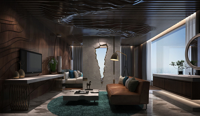 湖北荊門云精品主題酒店設計案例(圖9) 湖北荊門云精品主題酒店設計案例(圖9)