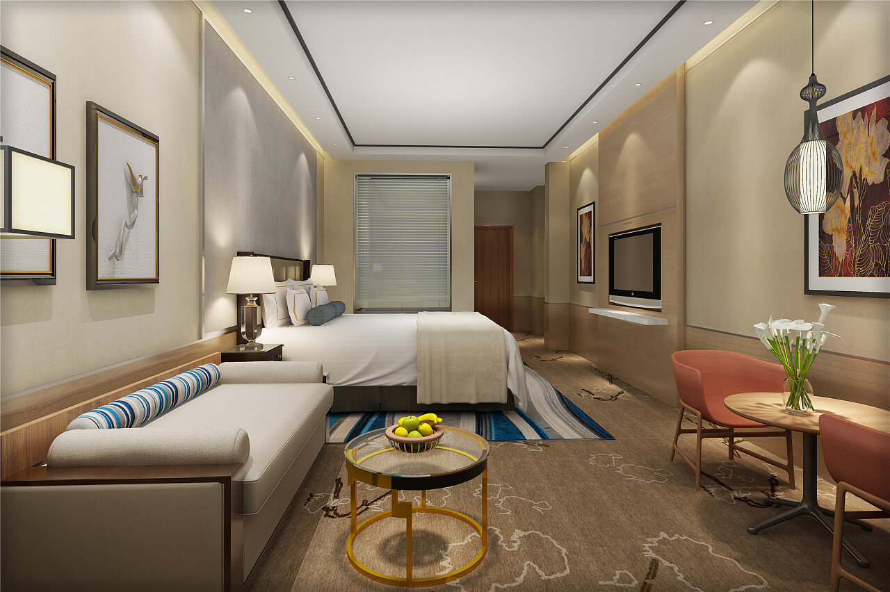 鄭州度假酒店裝修設(shè)計公司案例(圖6)