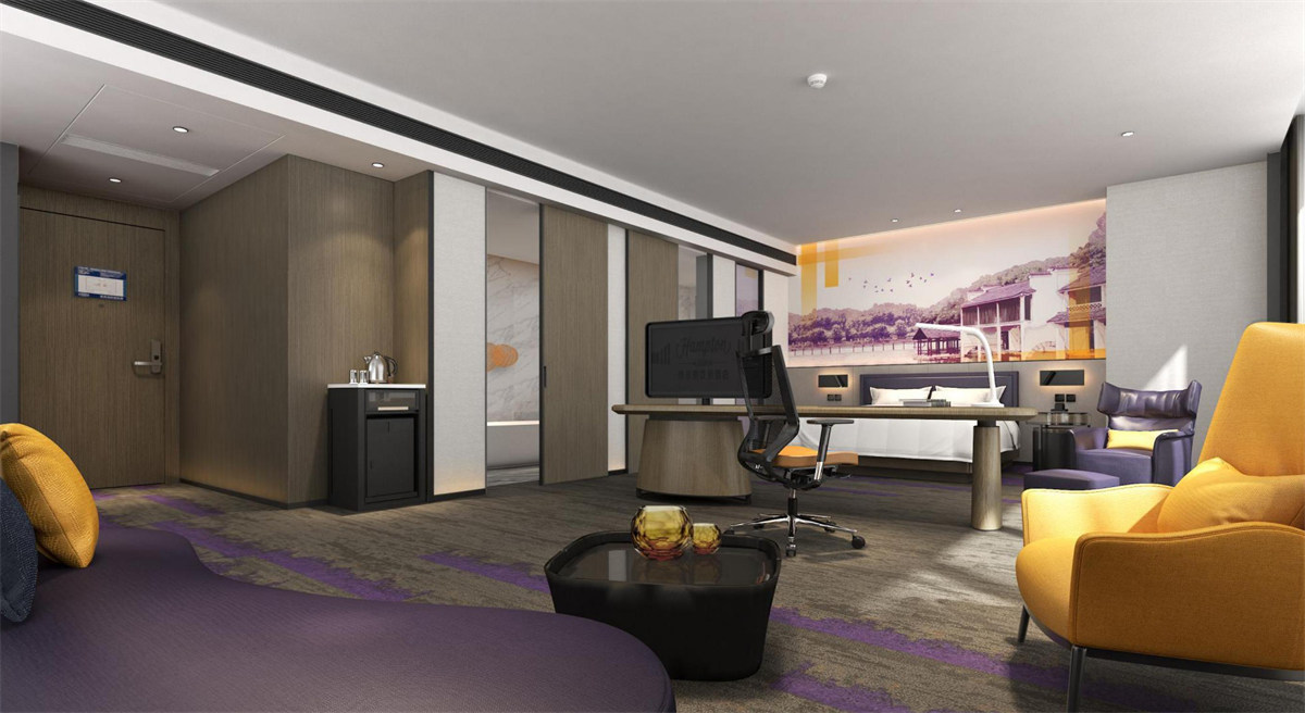 廣東佛山希爾頓歡朋四星級酒店裝修設計(圖12) 廣東佛山希爾頓歡朋四星級酒店裝修設計(圖12)