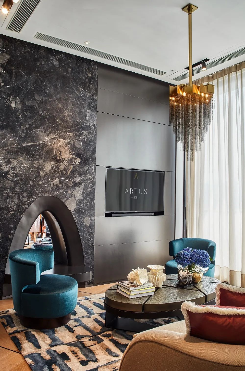 鄭州酒店公寓裝修公司K11 ARTUS頂級酒店公寓設(shè)計案例(圖19) 鄭州酒店公寓裝修公司K11 ARTUS頂級酒店公寓設(shè)計案例(圖19)