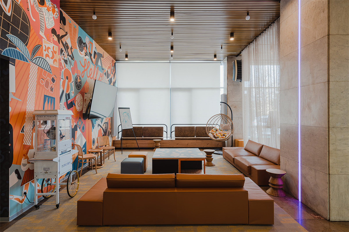 國外年輕有活力的時尚酒店大堂設(shè)計(圖4)