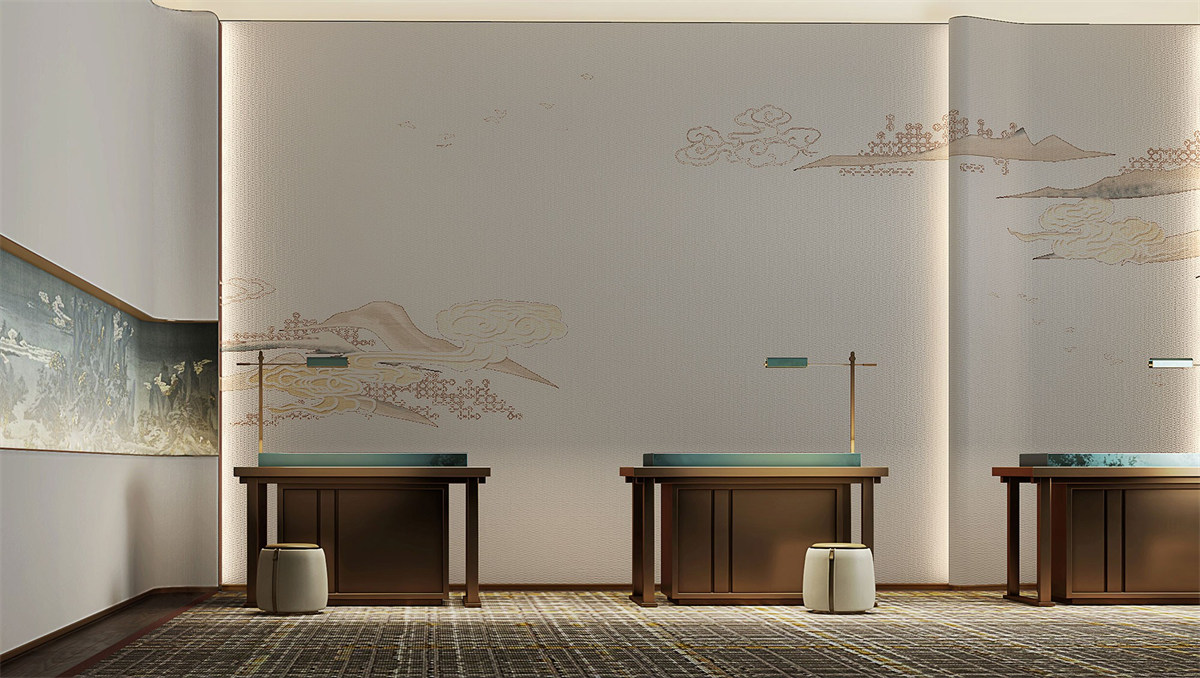 德陽文悅花園四星級(jí)度假酒店裝修設(shè)計(jì)效果圖(圖2)