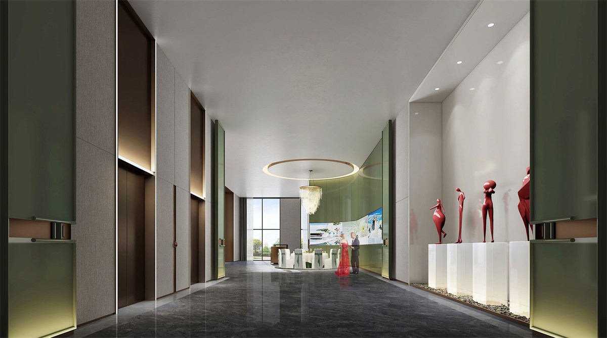 德陽文悅花園四星級(jí)度假酒店裝修設(shè)計(jì)效果圖(圖4)