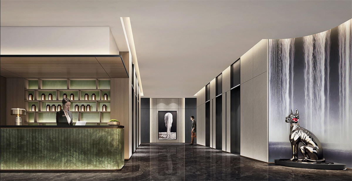 德陽文悅花園四星級(jí)度假酒店裝修設(shè)計(jì)效果圖(圖6)