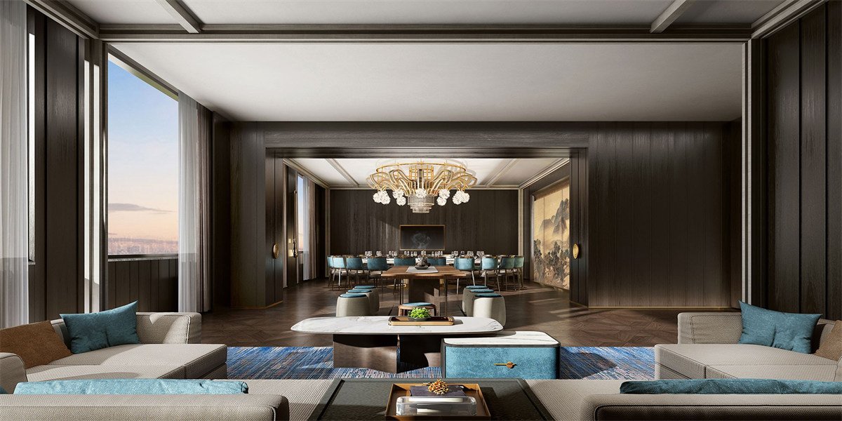 德陽文悅花園四星級(jí)度假酒店裝修設(shè)計(jì)效果圖(圖9)