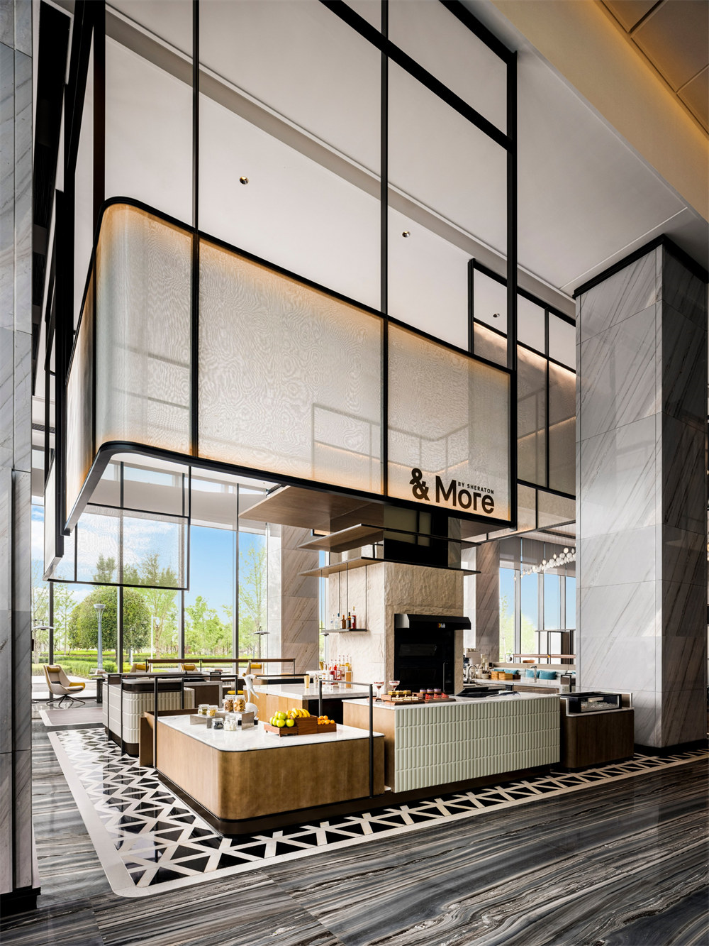 成都恒邦天府喜來登五星級酒店裝修設(shè)計案例(圖2) 成都恒邦天府喜來登五星級酒店裝修設(shè)計案例(圖2)