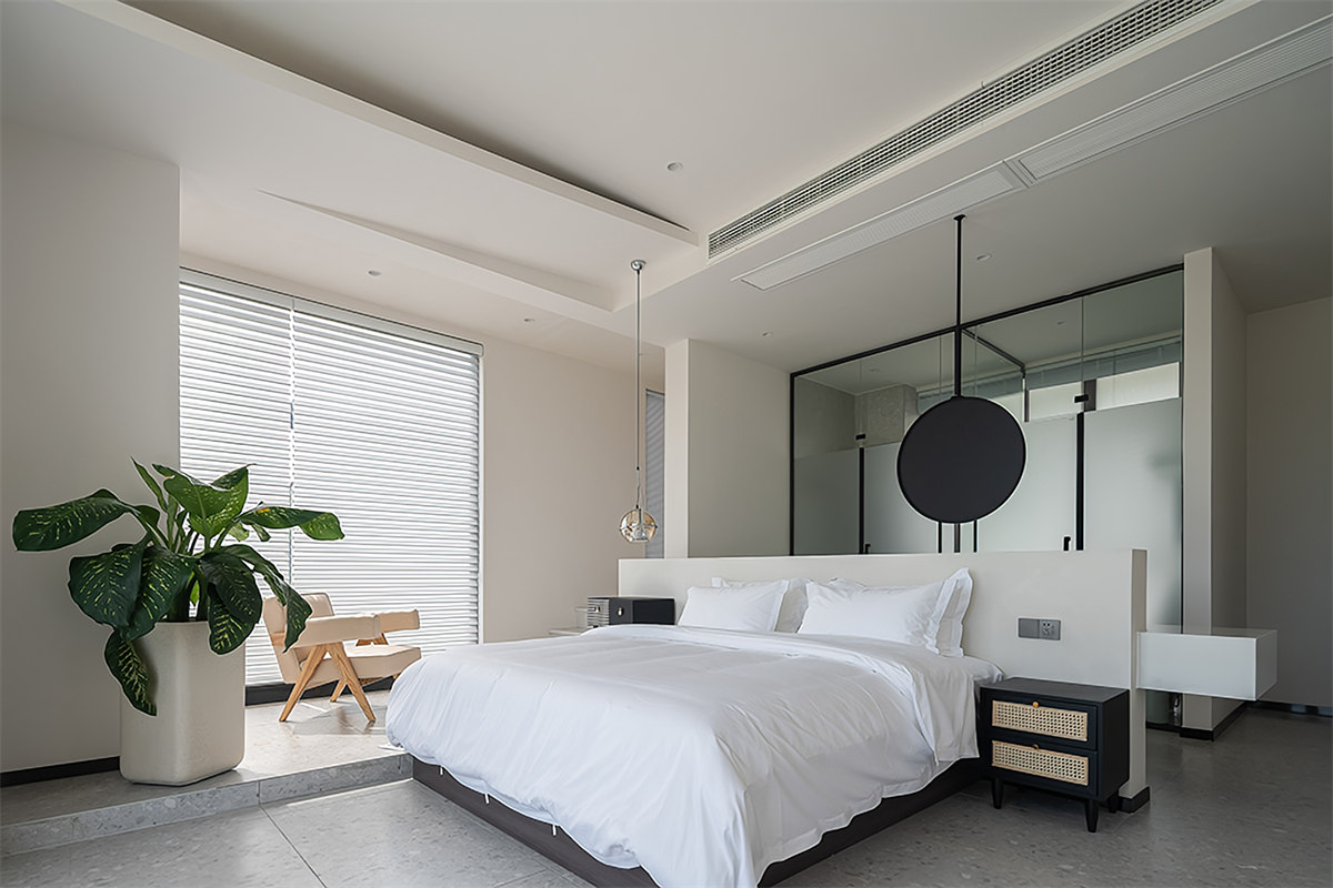 鄭州專業(yè)民宿設(shè)計(jì)推薦純白色漫心島民宿裝修案例(圖6) 鄭州專業(yè)民宿設(shè)計(jì)推薦純白色漫心島民宿裝修案例(圖6)