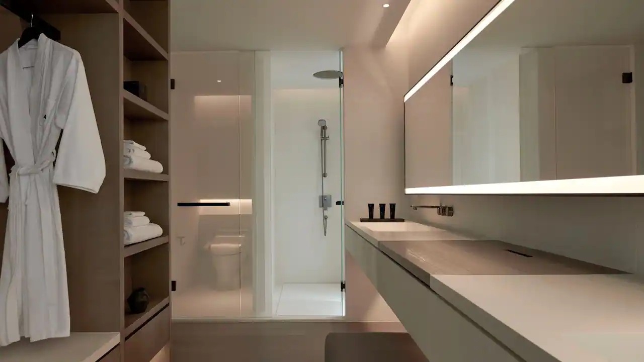 烏鎮(zhèn)阿麗拉極簡東方美學度假酒店裝修設計案例(圖10) 烏鎮(zhèn)阿麗拉極簡東方美學度假酒店裝修設計案例(圖10)