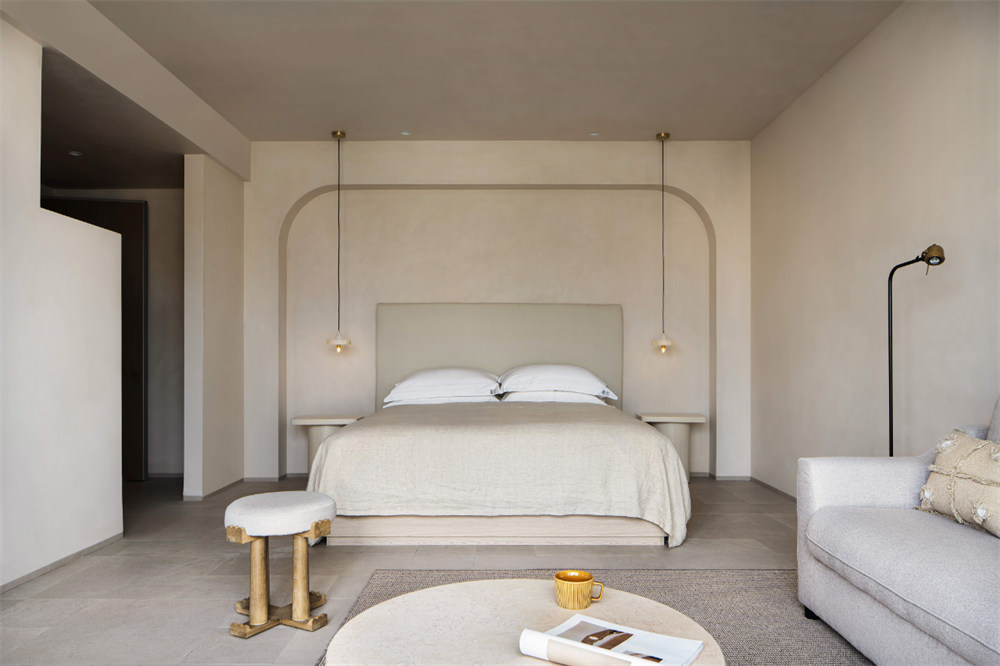 蜜悅·藍白圣島懸崖泡池海景民宿裝修設計方案(圖7) 蜜悅·藍白圣島懸崖泡池海景民宿裝修設計方案(圖7)