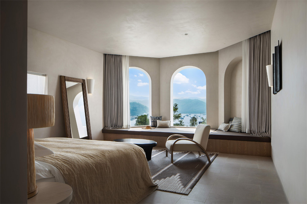 蜜悅·藍白圣島懸崖泡池海景民宿裝修設計方案(圖9) 蜜悅·藍白圣島懸崖泡池海景民宿裝修設計方案(圖9)