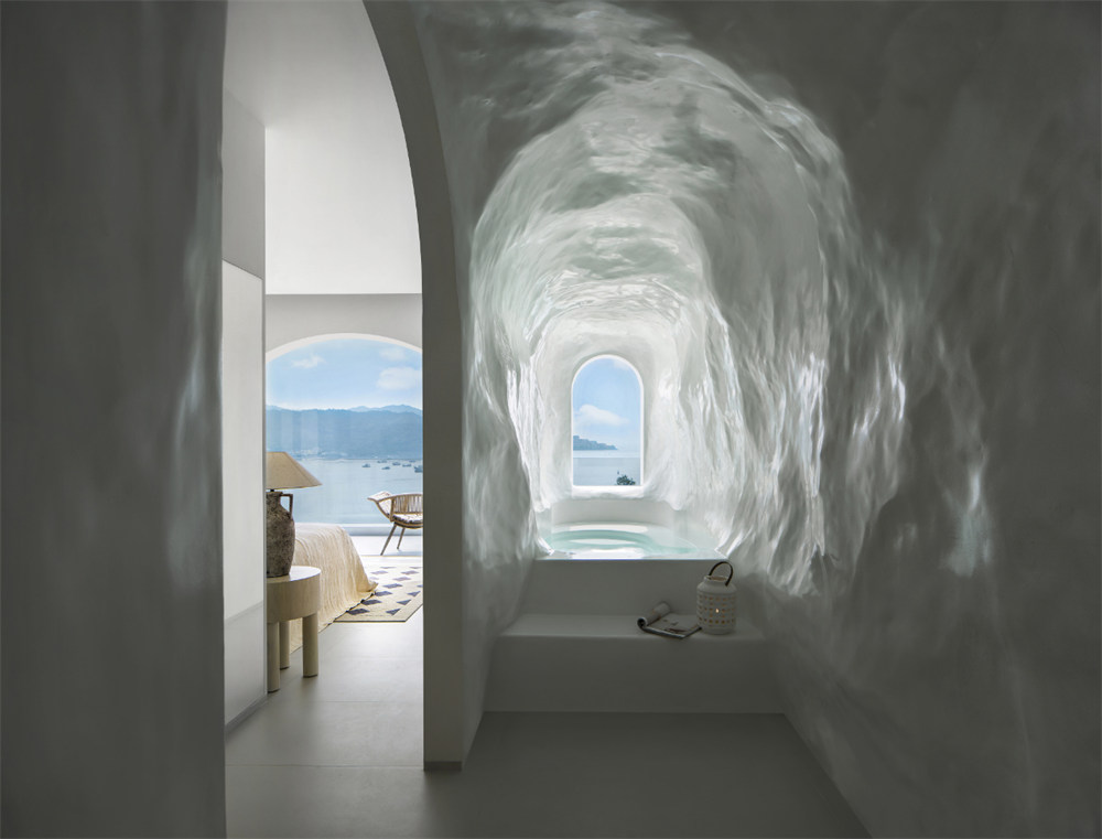 蜜悅·藍白圣島懸崖泡池海景民宿裝修設計方案(圖14) 蜜悅·藍白圣島懸崖泡池海景民宿裝修設計方案(圖14)