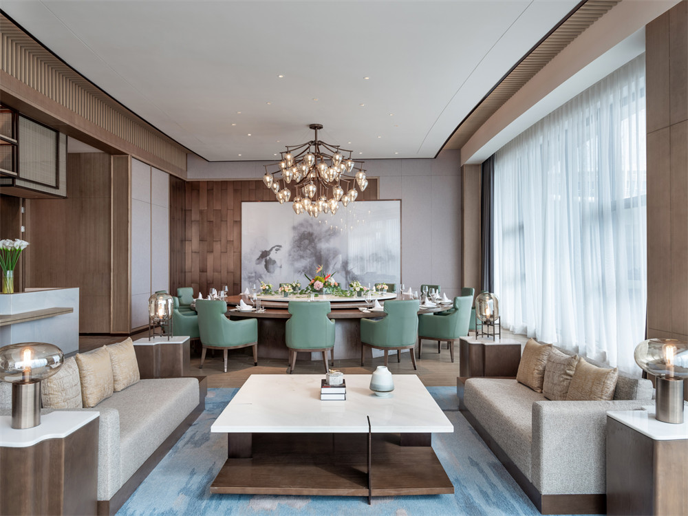 四川遂寧觀音湖圣蓮島萬(wàn)豪酒店裝修設(shè)計(jì)案例(圖9) 四川遂寧觀音湖圣蓮島萬(wàn)豪酒店裝修設(shè)計(jì)案例(圖9)