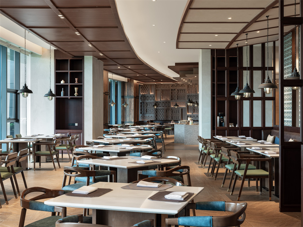 四川遂寧觀音湖圣蓮島萬(wàn)豪酒店裝修設(shè)計(jì)案例(圖6) 四川遂寧觀音湖圣蓮島萬(wàn)豪酒店裝修設(shè)計(jì)案例(圖6)