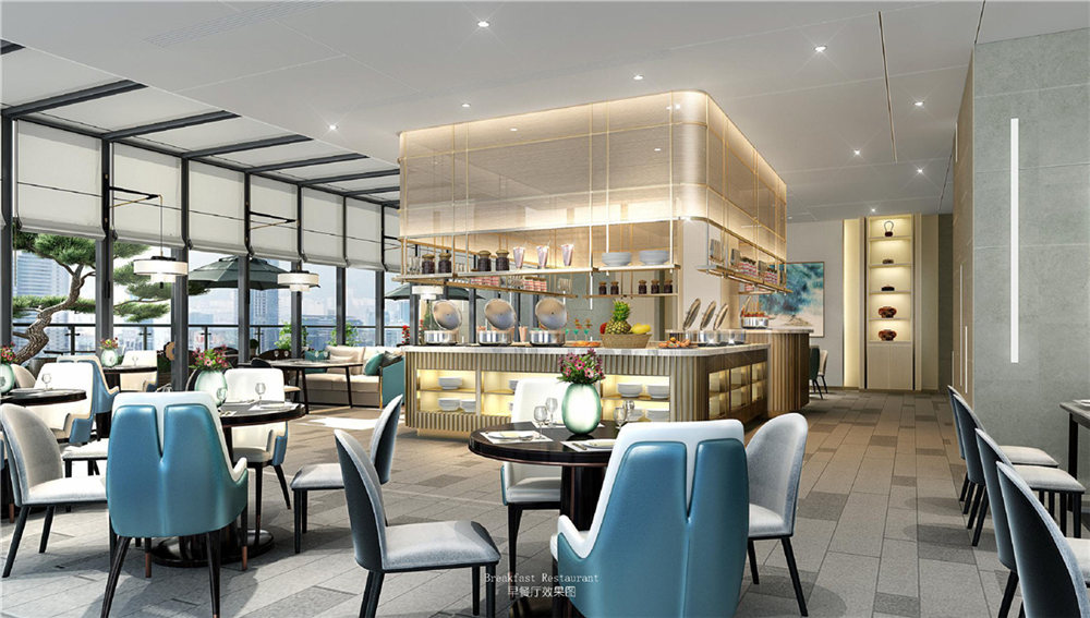 駐馬店閆式精品酒店早餐廳設(shè)計(jì)效果圖 駐馬店閆式精品酒店早餐廳設(shè)計(jì)效果圖