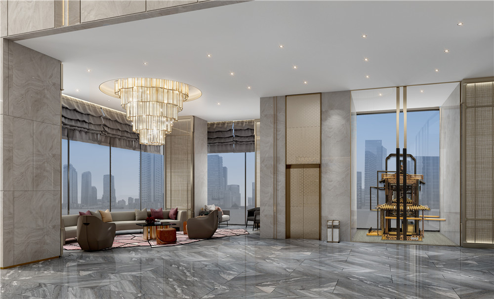 鄭州華鼎裕豪高端商務(wù)酒店大堂休閑區(qū)裝修設(shè)計效果圖 鄭州華鼎裕豪高端商務(wù)酒店大堂休閑區(qū)裝修設(shè)計效果圖