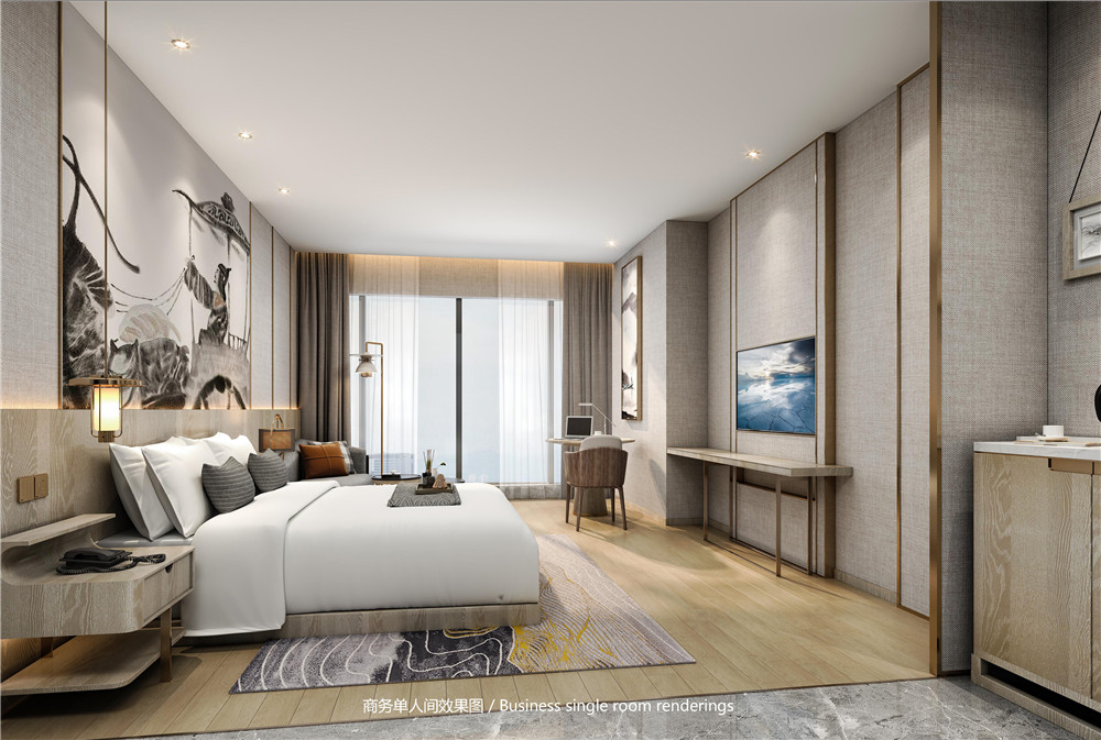 鄭州華鼎裕豪高端商務(wù)酒店客房裝修設(shè)計效果圖 鄭州華鼎裕豪高端商務(wù)酒店客房裝修設(shè)計效果圖