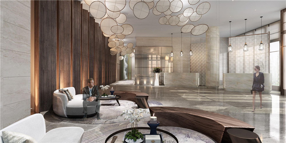 駐馬店錦曼精品商務(wù)酒店大堂裝修設(shè)計(jì)效果圖 駐馬店錦曼精品商務(wù)酒店大堂裝修設(shè)計(jì)效果圖