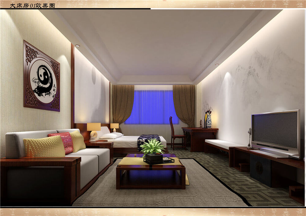 鄭州太極主題酒店裝修效果圖 鄭州太極主題酒店裝修效果圖