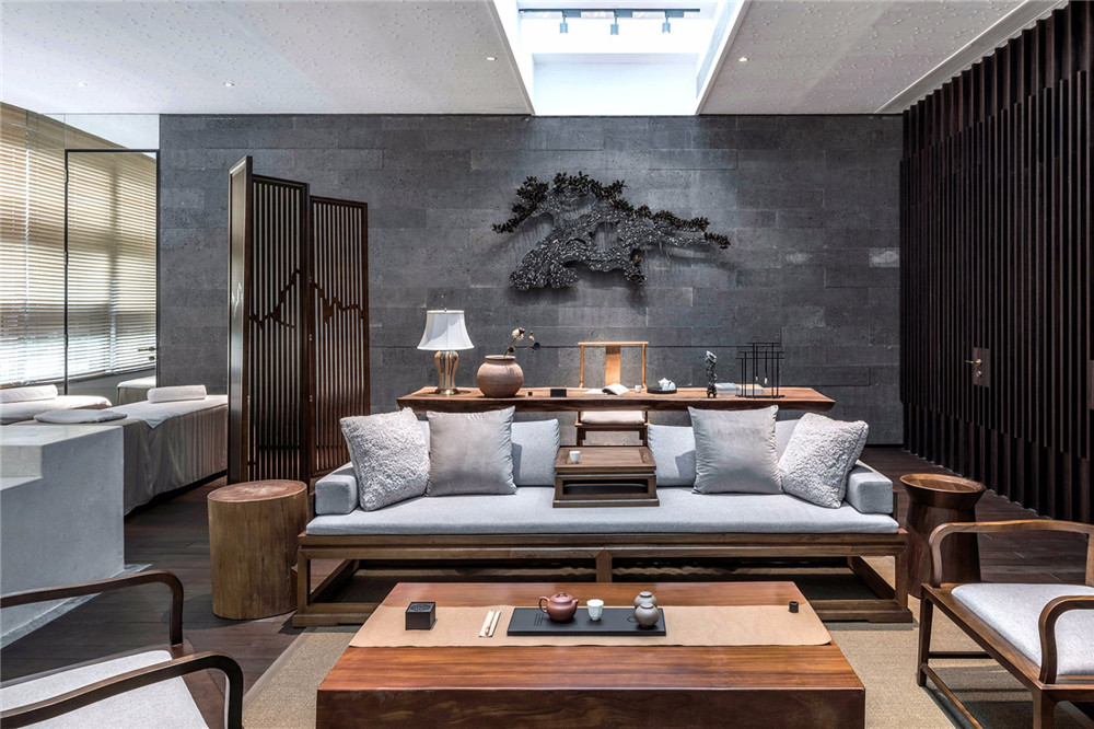 明谷行館新中式溫泉度假酒店裝修(圖5) 明谷行館新中式溫泉度假酒店裝修設計方案