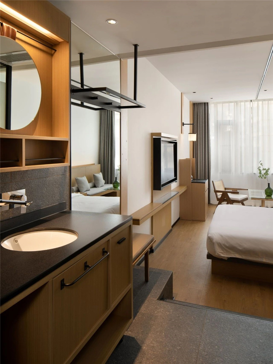 鬧中取靜的都市舊賓館改造設計案例(圖8) 鬧中取靜的都市舊賓館改造設計案例