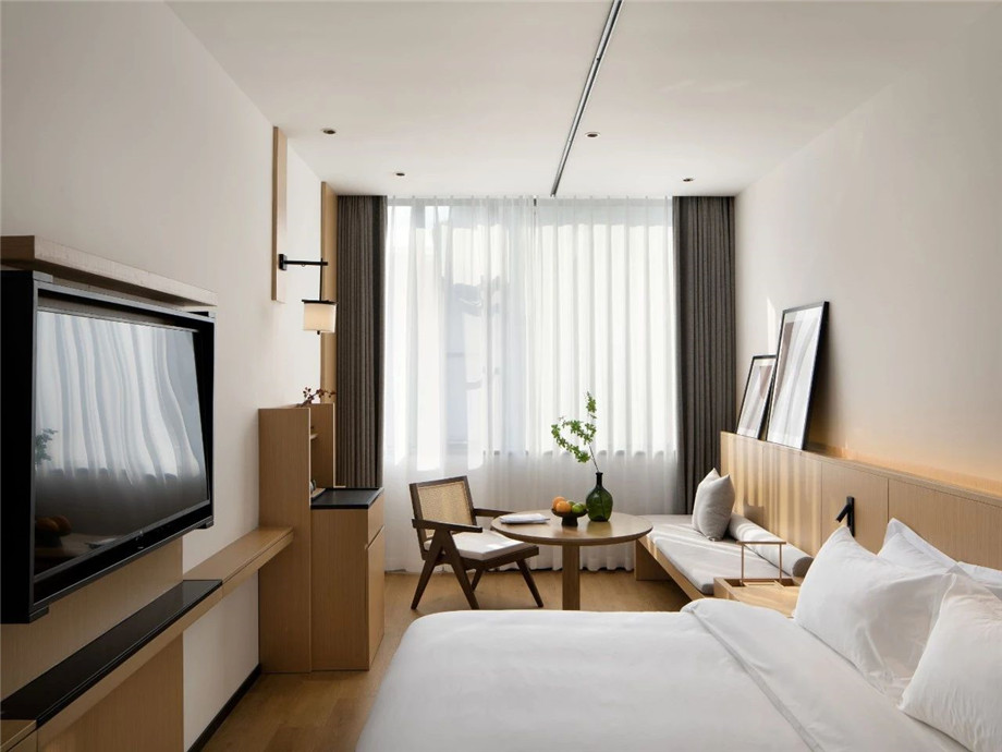 鬧中取靜的都市舊賓館改造設計案例(圖6) 鬧中取靜的都市舊賓館改造設計案例